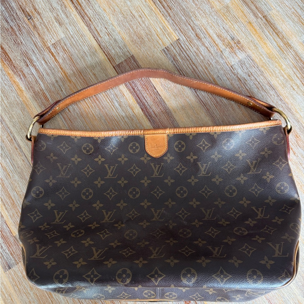 Louis Vuitton Brown Monogram Canvas Shoulder Bag